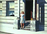 Edward Hopper Summertime painting